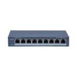 Switch PoE+ / Administrable / 8 Puertos 10/100 Mbps PoE+ / 1 Puerto 100 Mbps Uplink / PoE hasta 250 metros / 60 W