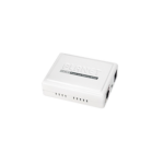 Inyector PoE 802.3af de 1 Puerto 10/100 Mbps (Mid-Span), Hasta 15.4 W